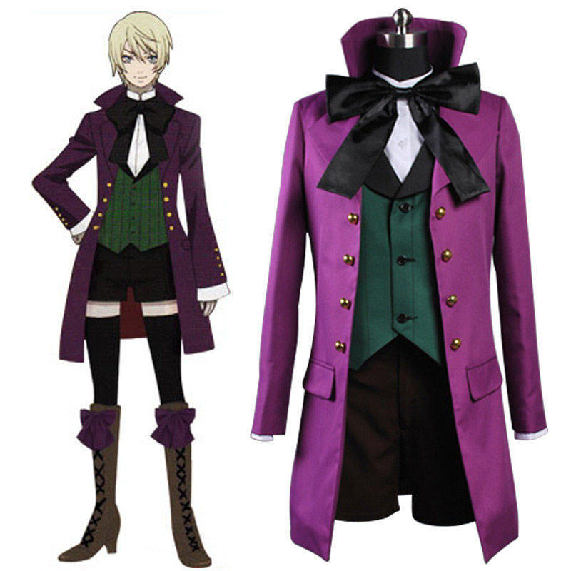 动漫黑执事2亚洛斯阿洛伊斯·托兰西伯爵礼服Cosplay日常男衣服装