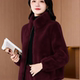 减龄爆款 冬季 外套加厚高档两件套女 女新款 妈妈装 加绒保暖时尚 套装