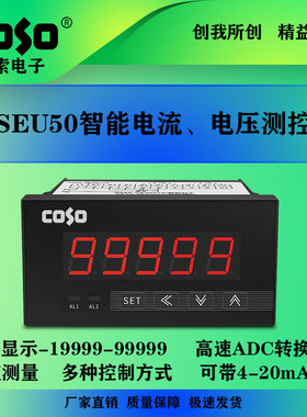 CSEU50五位高精度电流表 电压表 上下限控制仪表 高速仪表 峰值表
