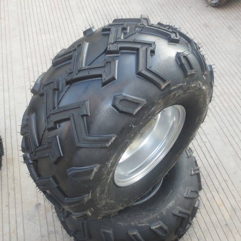 卡丁车配件 大公牛大悍马沙滩车22X11-10寸W花轮胎带铁轮毂总成
