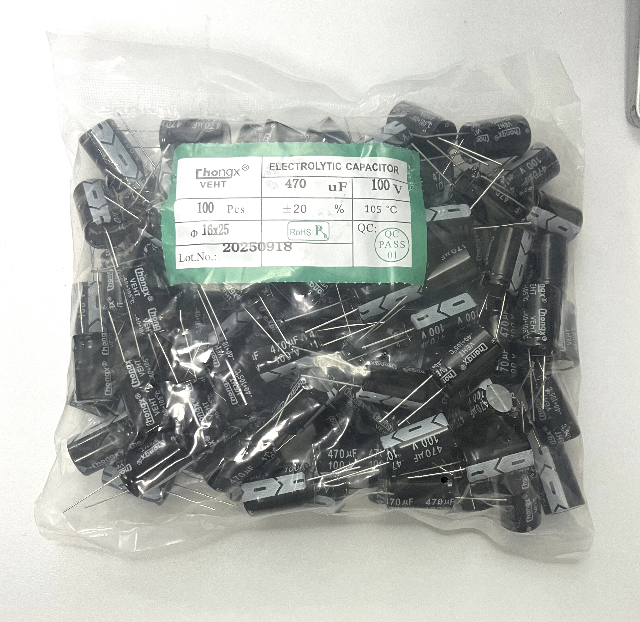 100V470UF 全新正品 长寿命电解电容470UF 100V 16X25MM