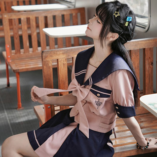【木子酱JK】原创樱漫学院风水手服正版JK制服裙绀粉校供秋冬新款
