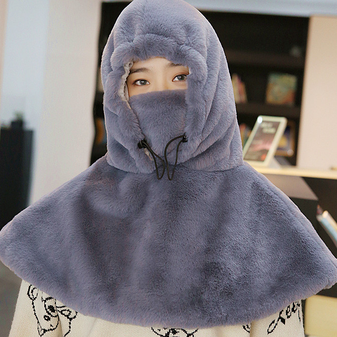 冬加棉护肩颈披肩亲子皮草骑行披风防风防寒面罩棉帽一体保暖围脖,服饰配件/皮带/帽子/围巾,围巾/丝巾/披肩,淘宝优惠券,粉丝福利购,淘宝优惠卷