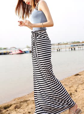 沙滩裙夏季裹裙中长裙沙滩裙护腿