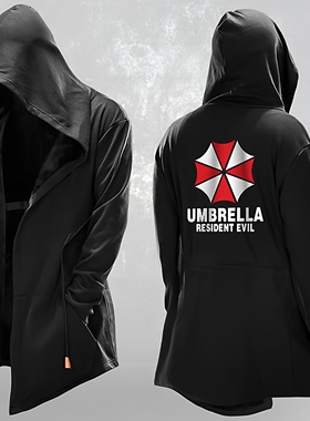 生化危机Biohazard安布雷拉保护伞公司游戏卫衣巫师帽衫披风外套