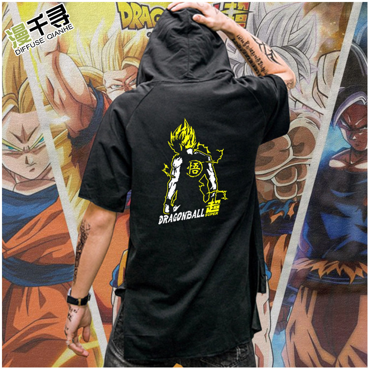 美式复古重磅龙珠悟空圆领卫衣女男春秋oversize短袖上衣外套潮牌,模玩/动漫/周边/娃圈三坑/桌游,动漫T恤/鞋帽/服装,淘宝优惠券,粉丝福利购,淘宝优惠卷