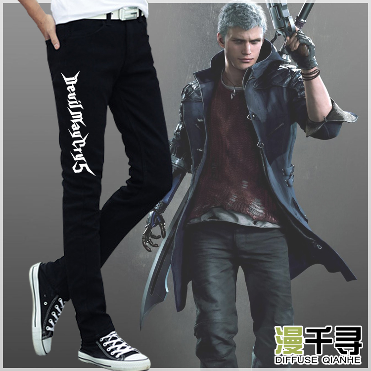 dmc5游戏周边衣服纯棉潮休闲裤