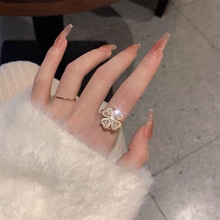 戒指单人可以转的戒指女士设计小众戒指装饰戒指女士潮品高级戒指