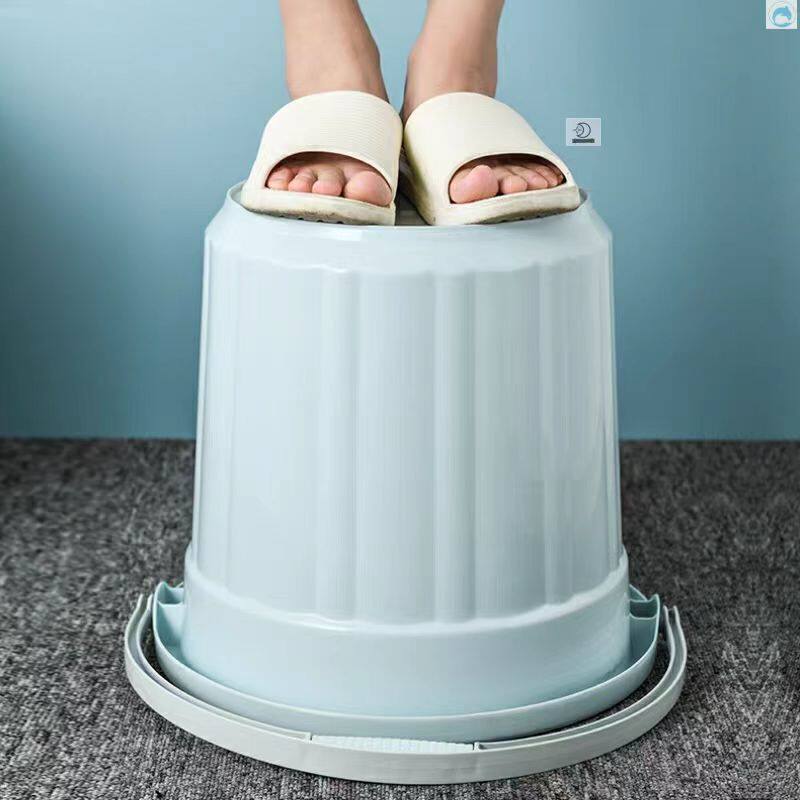 多用加厚可提带盖水桶塑料手提