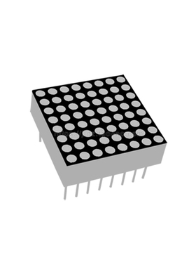 1.9MM 8X8点阵块 共阳红色 ELM-788BS