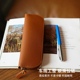 2025笔袋便携小容量迷你简约皮质钢笔收纳笔套文具袋保护套文具盒