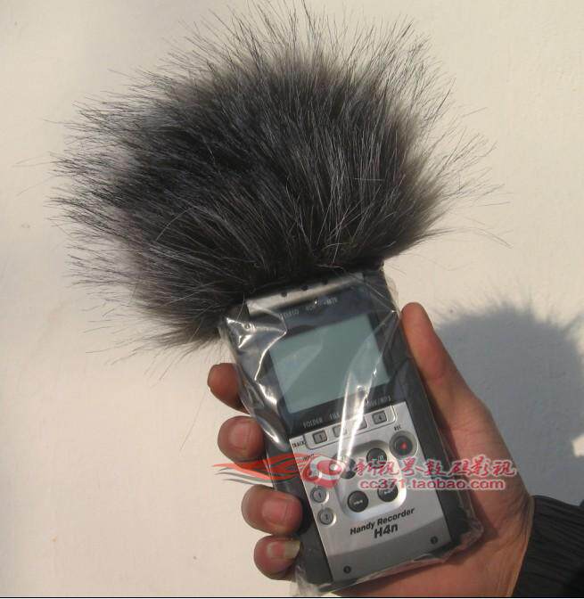 新款无线话筒 H4N机衣录音笔防风毛套