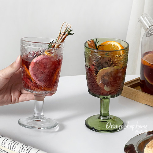 热红酒杯微醺氛围感女生高脚杯