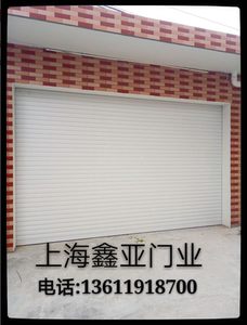 欧式铝合金卷帘门自动遥控升降门家用电动车库门防盗进户门定制