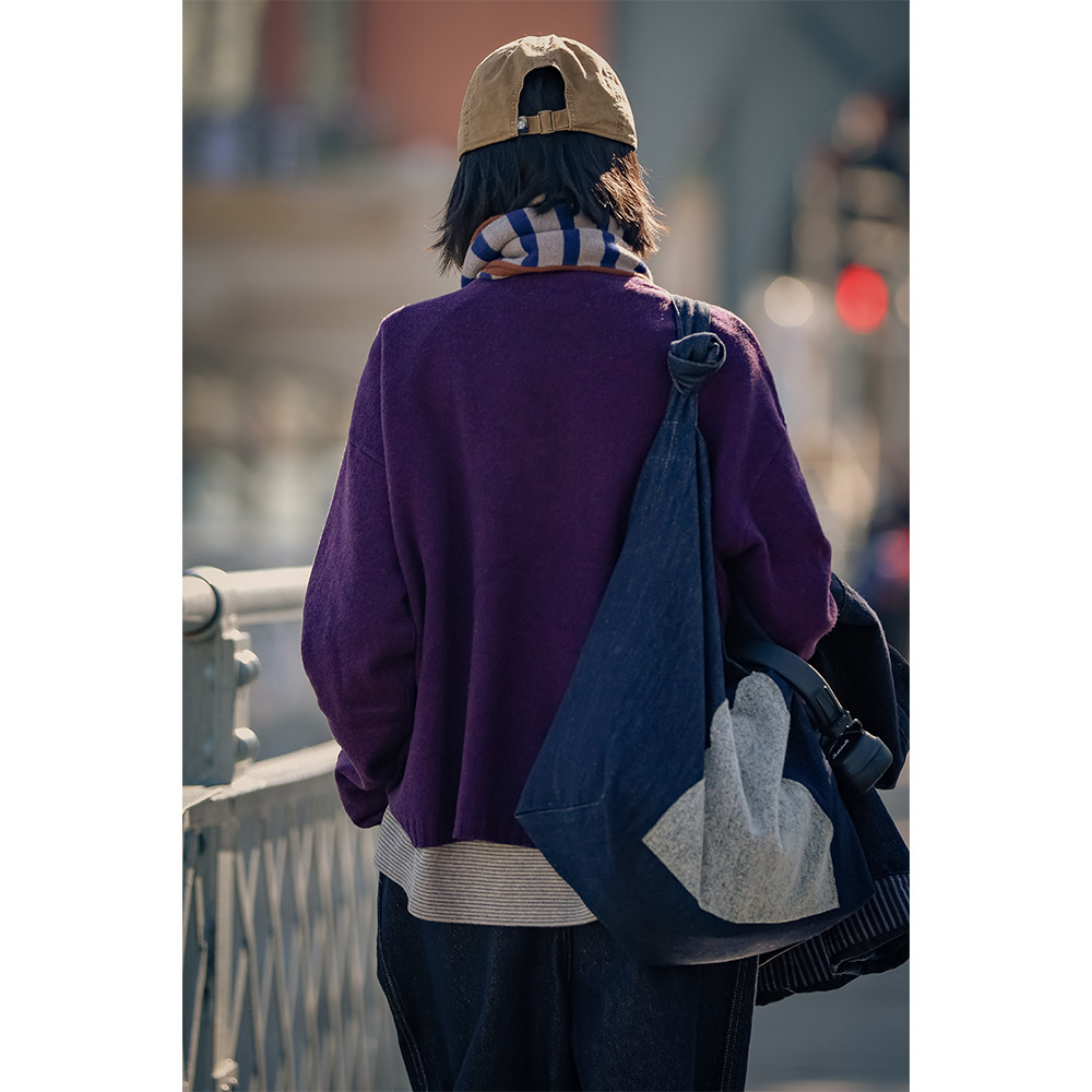 Handmade Cotton Kitten Applique Shoulder Bag - Product image 4