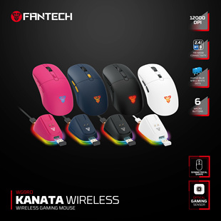 FANTECH WG9RD Magnetic Base Charging Gaming Mouse