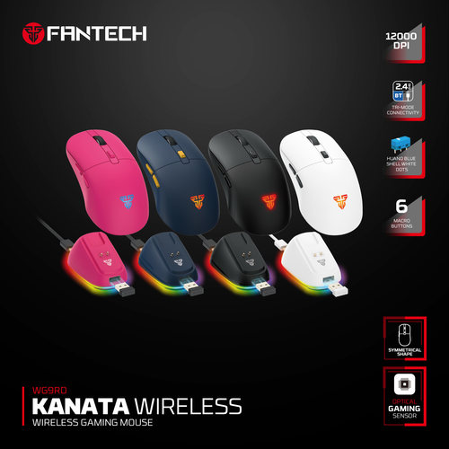 FANTECH WG9RD Magnetic Base Charging Gaming Mouse