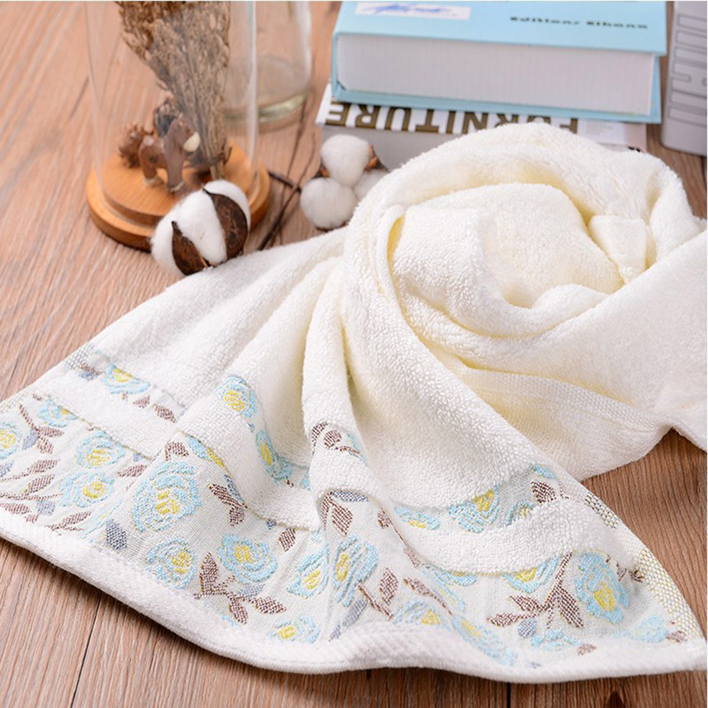 上海萃众钟牌414情侣绣花毛巾礼盒纯棉柔软洗脸巾牡丹花家用面巾,居家布艺,毛巾/面巾,淘宝优惠券,粉丝福利购,淘宝优惠卷