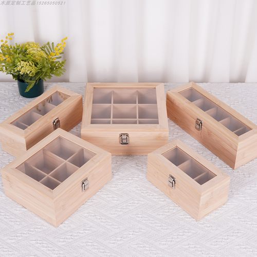 竹制五格手表收纳盒五格核桃文玩