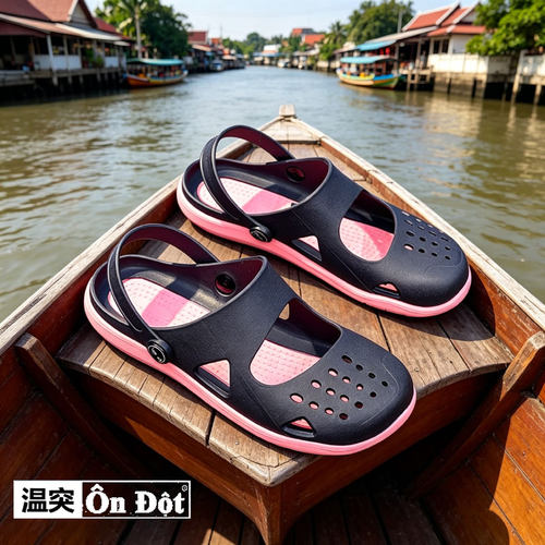 ONDOT温突包头洞洞鞋防滑