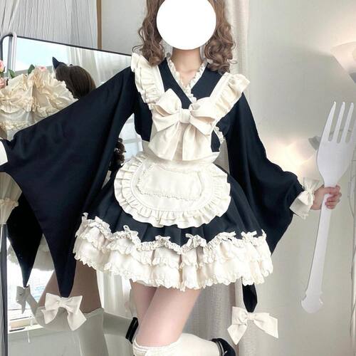 甜心女仆lolita可爱甜美软妹op在逃公主裙Cosplay女佣服套装