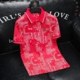 2026年夏季腰果花印花POLO衫QT6016-E3683-P75，男装Polo衫，钱塘6016