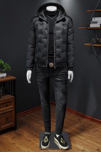 90绒2026新款连帽羽绒服外套男 钱塘6016-F7783-P290图片