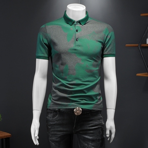 2024年新款男POLO衫印花钱塘6016-E2479-P75,男装Polo衫,钱塘6016