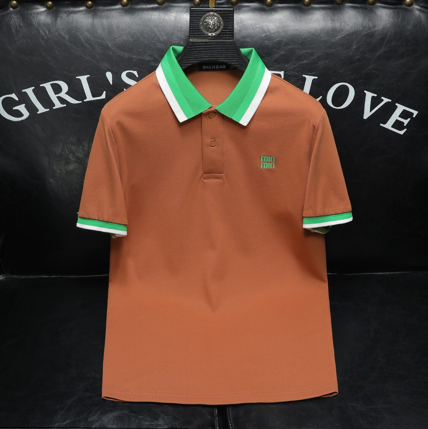 2026年夏季拼色刺绣POLO衫QT6016-E3692-P75,男装Polo衫,钱塘6016