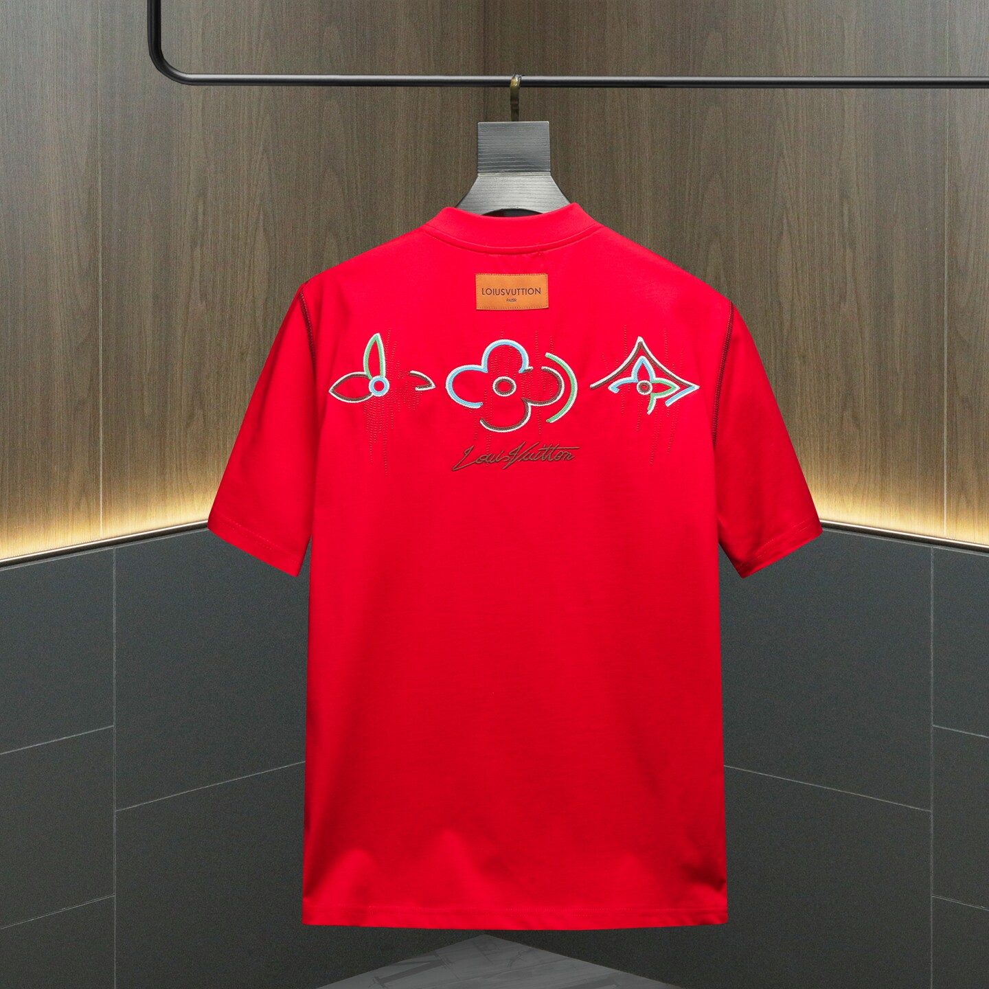 2026年夏季微阔重磅刺绣T恤QT6016-E3695-P78，男装T恤，钱塘6016