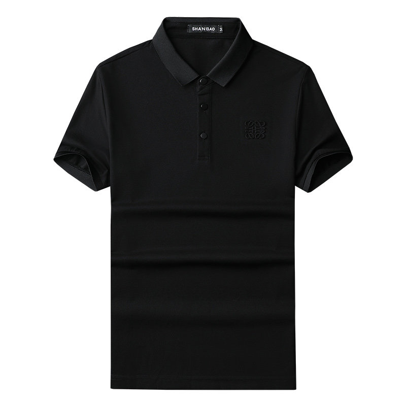 2024年新款男POLO衫纯色钱塘6016-E2033-P75,男装Polo衫,钱塘6016