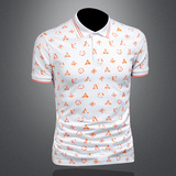 2026年夏季男士印花POLO衫QT6016-E3711-P75，男装Polo衫，钱塘6016