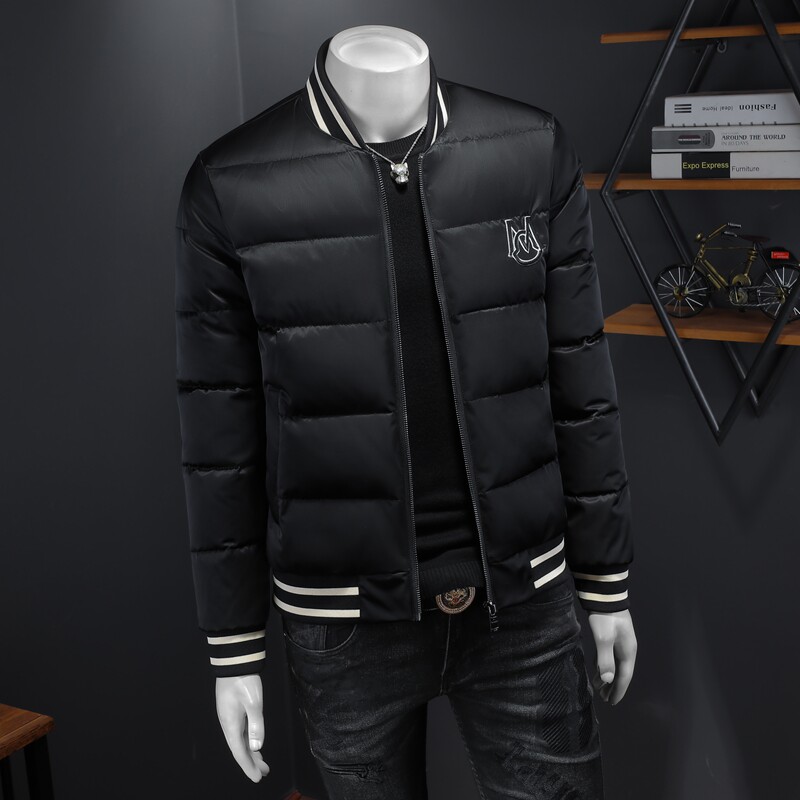 F6066P3002024高端冬季90%白鸭绒植绒连帽羽绒服假模345,男装羽绒服,钱塘6016