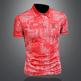 2026年夏季腰果花印花POLO衫QT6016-E3683-P75，男装Polo衫，钱塘6016