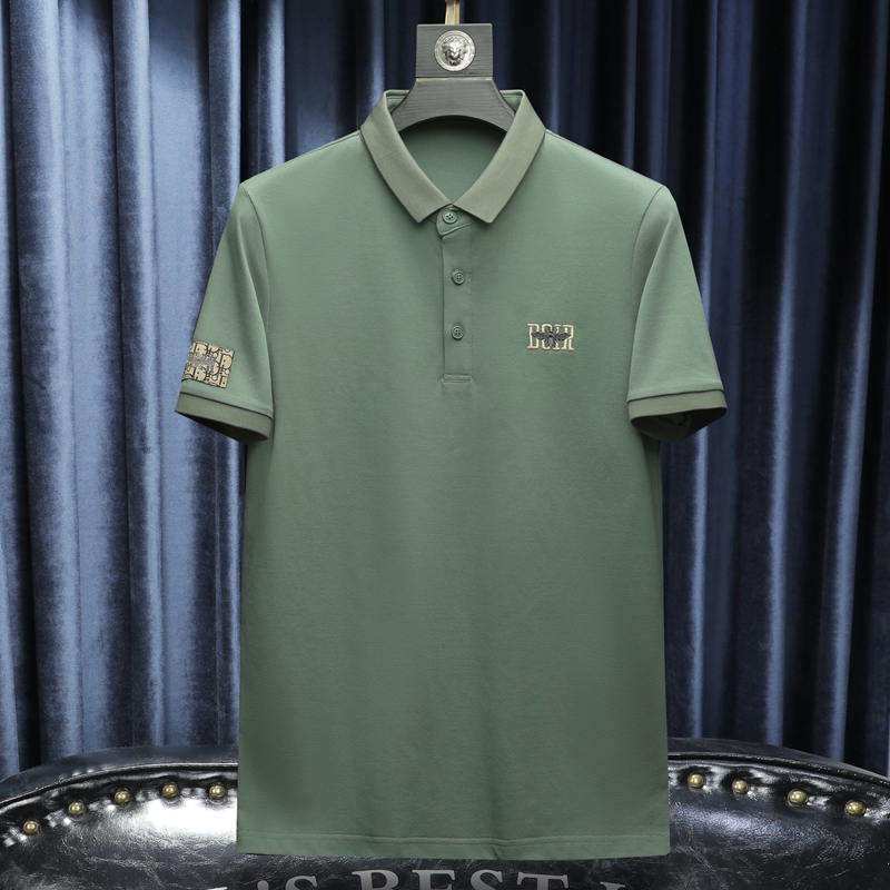 新款男POLO衫刺绣短袖翻领T恤钱塘6016-E3501-P70沙发图，男装T恤，钱塘6016