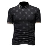 2024年夏季新款男士polo衫钱塘6016-E1949-P75杏，男装Polo衫，钱塘6016