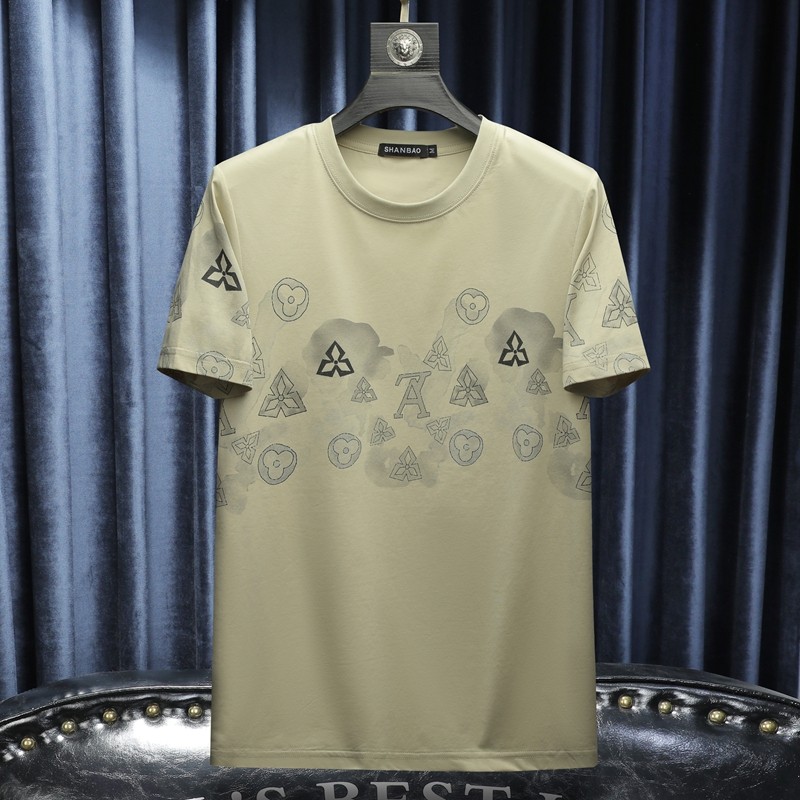 2025年新款圆领印花夏季男士T恤钱塘6016-E3311-P65沙发图，男装T恤，钱塘6016