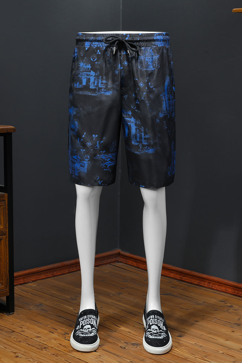 钱塘6016-K528P68-2025夏季花色休闲短裤五分裤大码男装半截裤,男装牛仔裤,钱塘6016