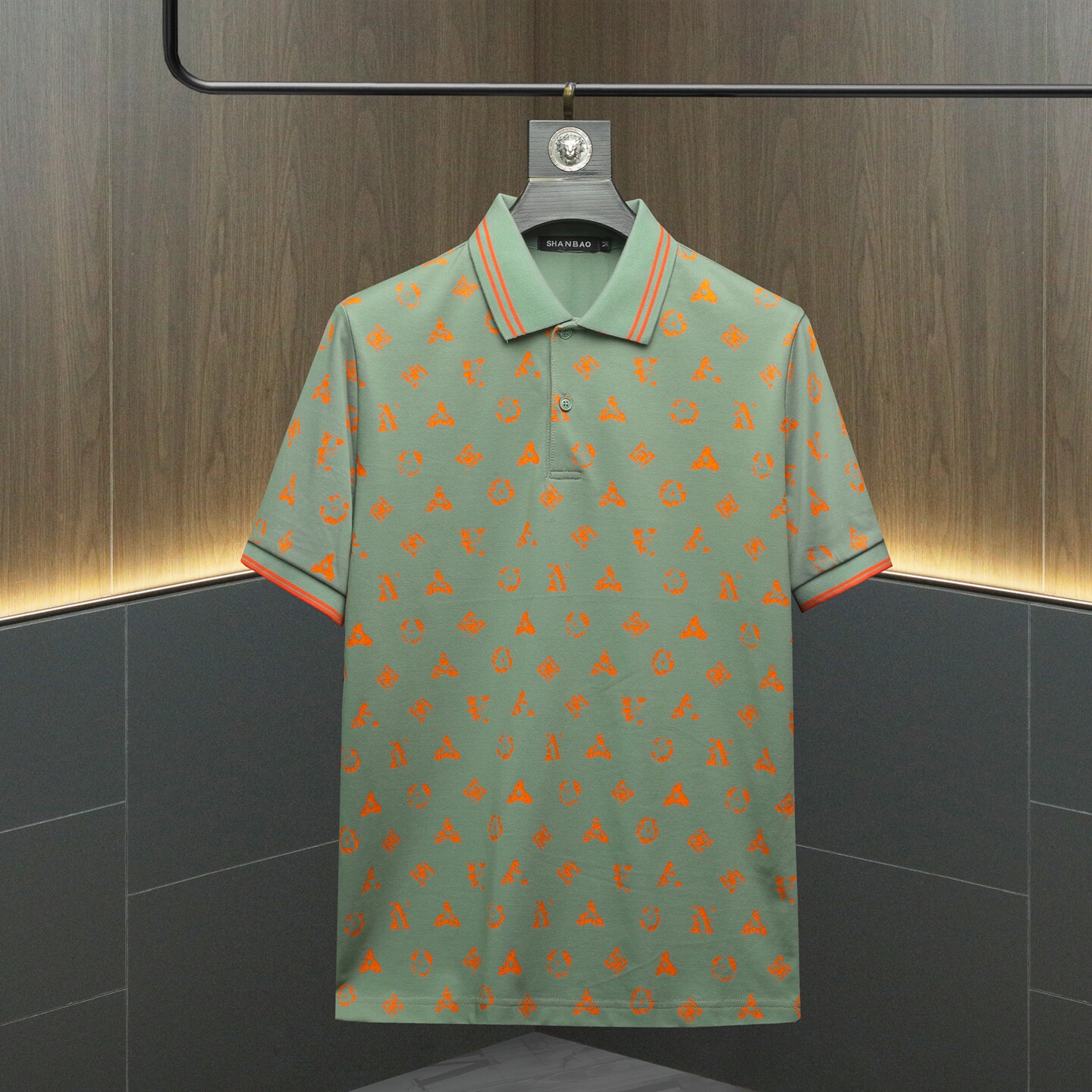 2026年夏季男士印花POLO衫QT6016-E3711-P75，男装Polo衫，钱塘6016