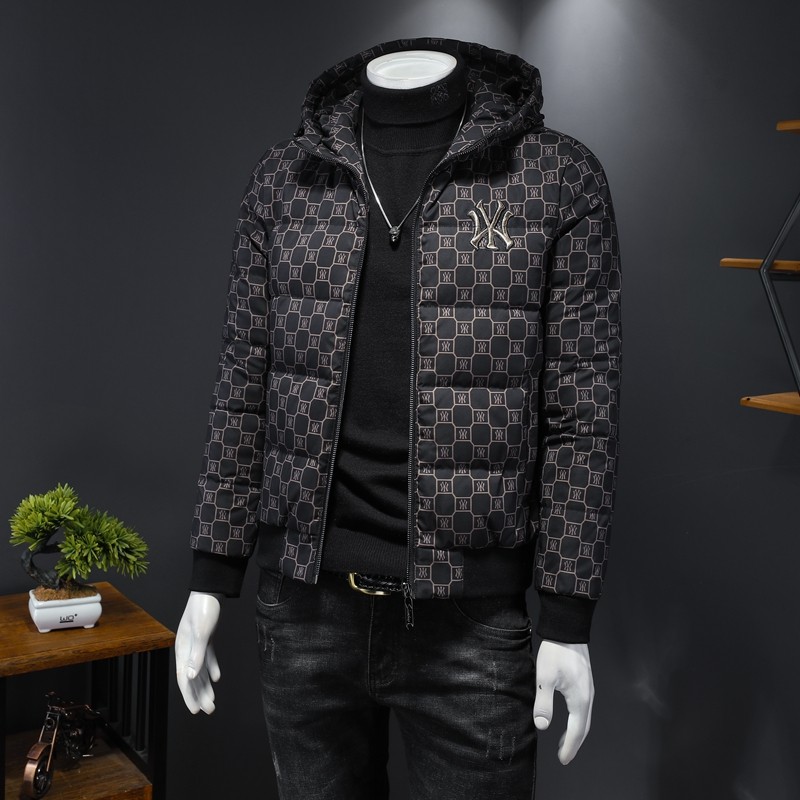 新款男装羽绒服时尚大码男装连帽男士外穿钱塘6016-5015-P290,男装羽绒服,钱塘6016