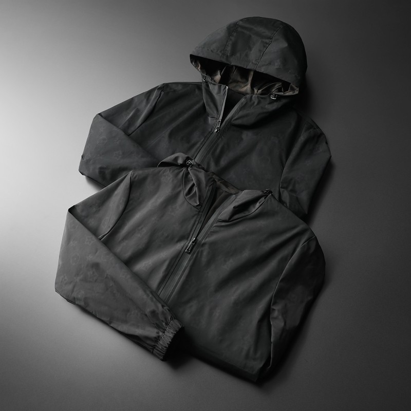 2026年新款连帽夹克衫薄款个性男大码钱塘6016-J2907P155平铺，男装夹克，钱塘6016