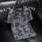 2026年夏季腰果花圆领T恤QT6016-E3679-P65，男装T恤，钱塘6016