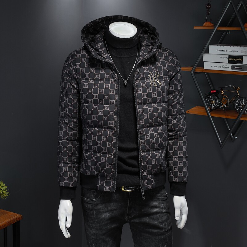 新款男装羽绒服时尚大码男装连帽男士外穿钱塘6016-5015-P290,男装羽绒服,钱塘6016