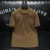 2026年夏季植绒POLO衫QT6016-E3686-P80，男装Polo衫，钱塘6016