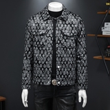 2025秋冬新款翻领呢子夹克羽绒服6016-F8821-P325，男装夹克，钱塘6016