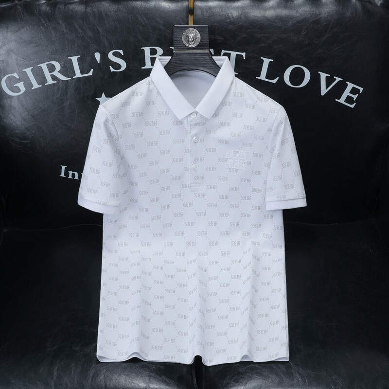 新款男POLO衫刺绣短袖翻领T恤钱塘6016-E3506-P75沙发图,男装Polo衫,钱塘6016