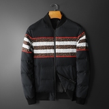 高端百分之90白鸭绒立领羽绒服钱塘6016-F6605P280平铺，男装羽绒服，钱塘6016