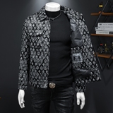 2025秋冬新款翻领呢子夹克羽绒服6016-F8821-P325，男装夹克，钱塘6016