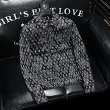 2025秋冬新款翻领呢子夹克羽绒服6016-F8821-P325，男装夹克，钱塘6016