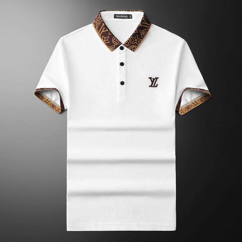 2024年新款男POLO衫纯色钱塘6016-E2038-P75,男装Polo衫,钱塘6016